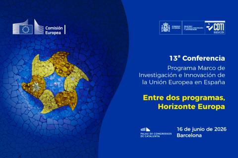 Decimotercera edici�n de la Conferencia del Programa Marco de Investigaci�n e Innovaci�n (PM) de la Uni�n Europea en Espa�a. Barcelona, 16 de junio
